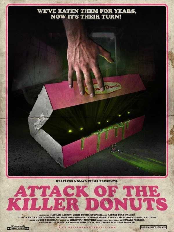 Attack of the Killer Donuts 2016 Dual Audio Hindi-English 480p 720p